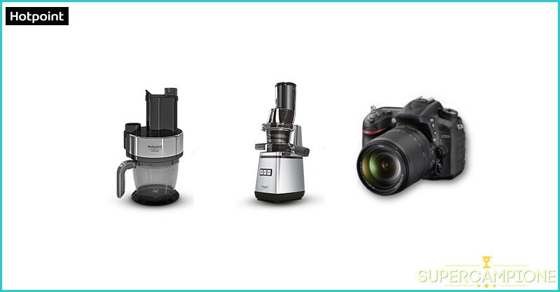 Vinci gratis estrattore di succo, spiralizzatore o kit Hotpoint Vinci gratis estrattore di succo, spiralizzatore o kit Hotpoint