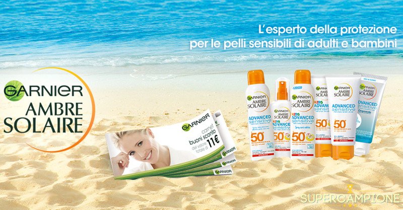 Garnier ti regala un carnet di buoni sconto Garnier ti regala un carnet di buoni sconto