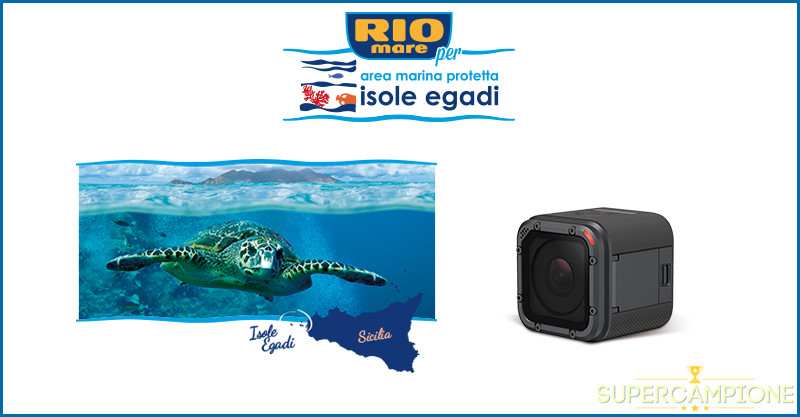 Rio Mare: aiuta le tartarughe e vinci GoPro Hero5