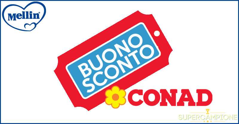 Vinci 1000€ di buoni sconto Conad con Mellin