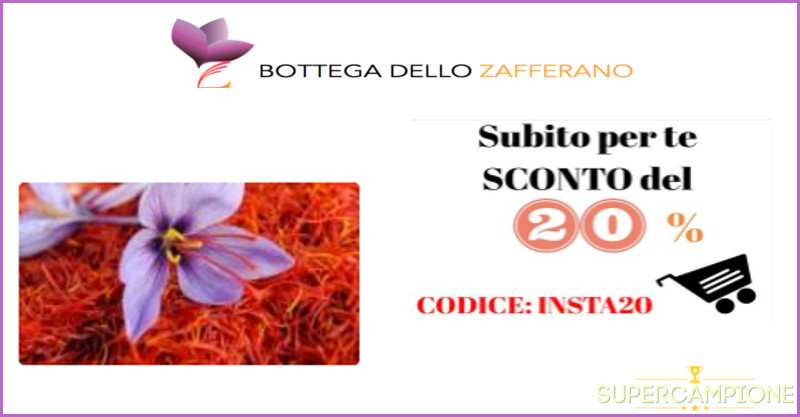 Buono sconto Bottega dello Zafferano