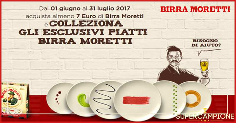Colleziona gli esclusivi piatti Birra Moretti Colleziona gli esclusivi piatti Birra Moretti