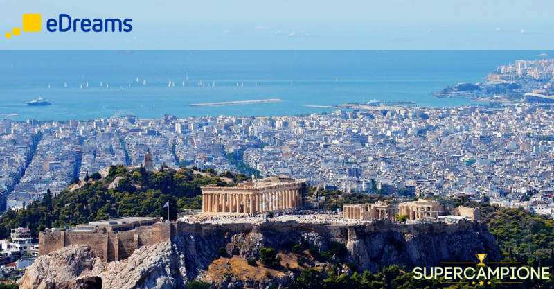 eDreams: vinci gratis un volo per Atene eDreams: vinci gratis un volo per Atene