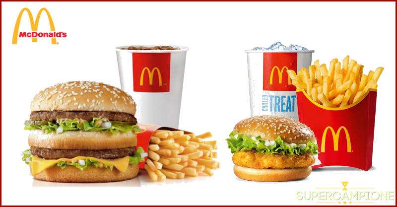 McDonald's: Big Mac o McChicken Menù a 4,50€