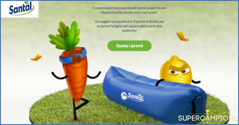 Vinci gratis un materassino Santàl Vinci gratis un materassino Santàl