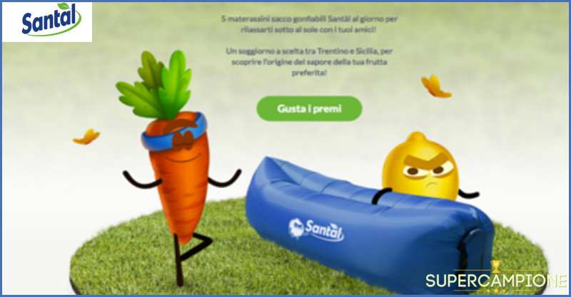 Vinci gratis un materassino Santàl