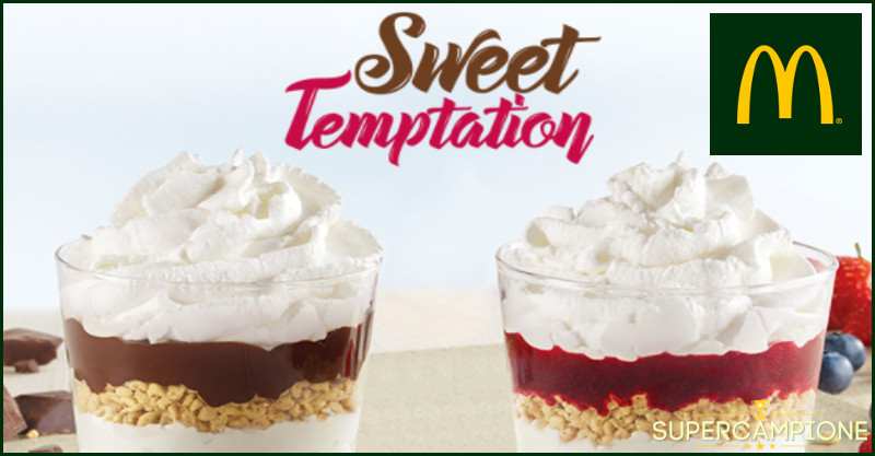 McDonald’s: Sweet Temptation a 1€ solo oggi