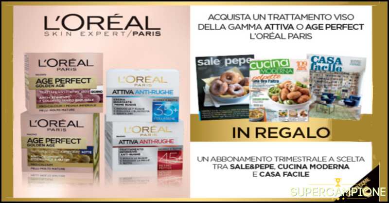 In Omaggio un abbonamento trimestrale In Omaggio un abbonamento trimestrale