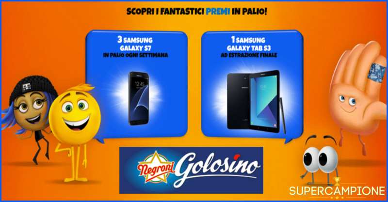 Vinci un Samsung Galaxy S7 e un tablet Samsung Galaxy Tab S3 Vinci un Samsung Galaxy S7 e un tablet Samsung Galaxy Tab S3