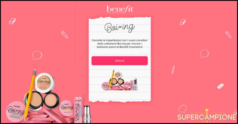 Vinci gratis i cosmetici Benefit