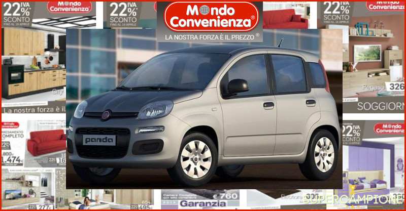 Vinci una Fiat Panda con Mondo Convenienza