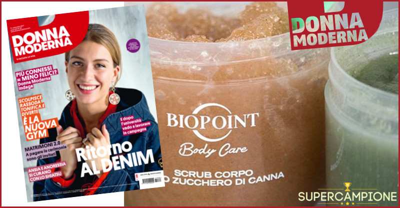 Scrub Biopoint in omaggio con Donna Moderna