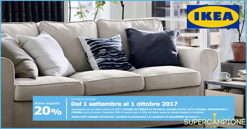 Ikea: ricevi un buono pari al 20% della tua spesa