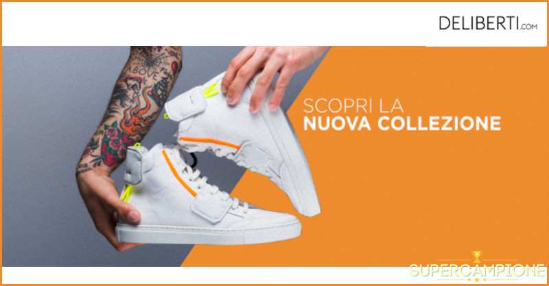 Deliberti: 10% di buono sconto e spedizione gratuita Deliberti: 10% di buono sconto e spedizione gratuita