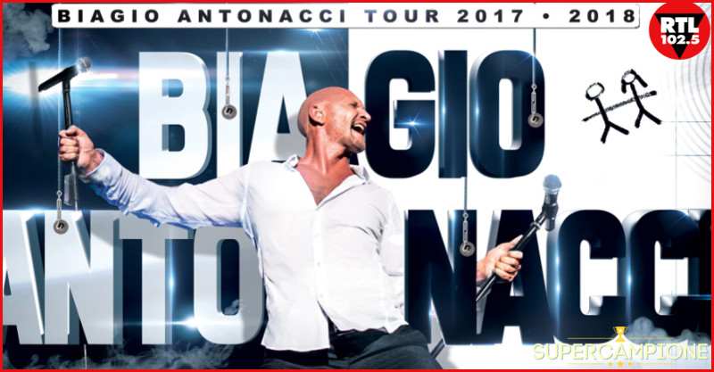 RTL: vinci gratis biglietti per il concerto di Biagio Antonacci