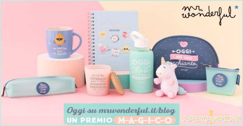 Mr. Wonderful: vinci un set di prodotti Mr. Wonderful: vinci un set di prodotti