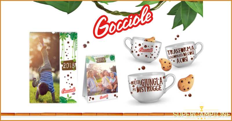 Ricevi in omaggio le tazze di Gocciole ed il Gocciolendario Ricevi in omaggio le tazze di Gocciole ed il Gocciolendario