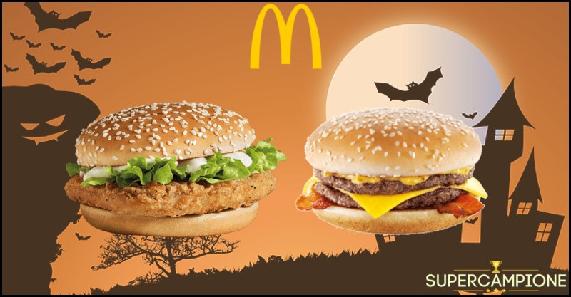 Halloween Night: Crispy McBacon e McChicken a 2€