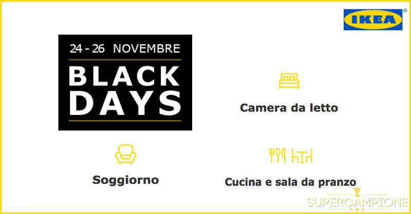 IKEA: scegli i prodotti dei Black Days