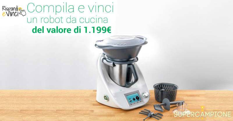 Vinci gratis un robot da cucina da 1000€ Vinci gratis un robot da cucina da 1000€