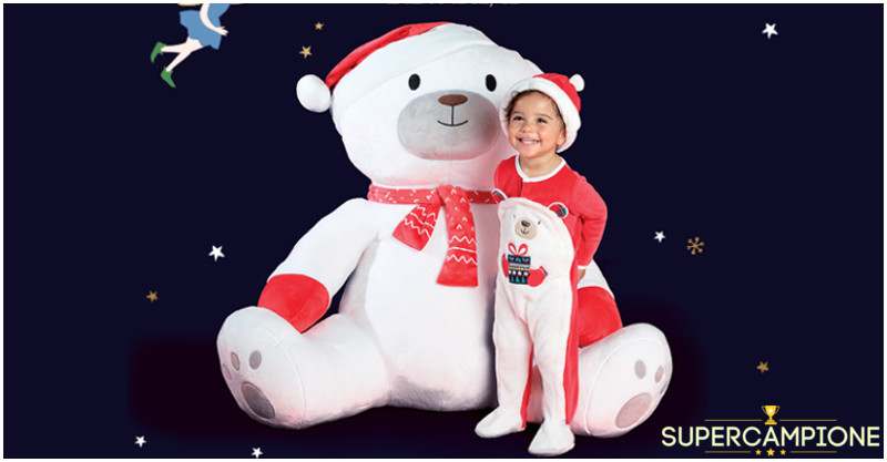 Vinci gratis un orso di peluche gigante Vinci gratis un orso di peluche gigante