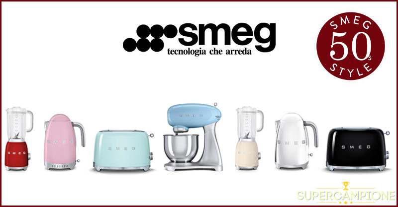 Vinci gratis elettrodomestici SMEG della linea anni ’50 Vinci gratis elettrodomestici SMEG della linea anni ’50