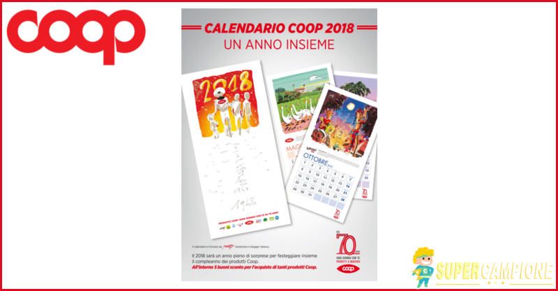 Omaggio calendario 2018 Coop