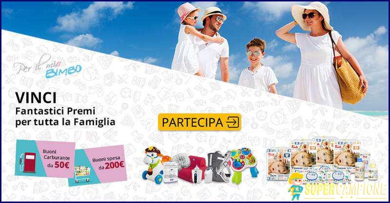 Perilmiobimbo: vinci subito gratis meravigliosi premi