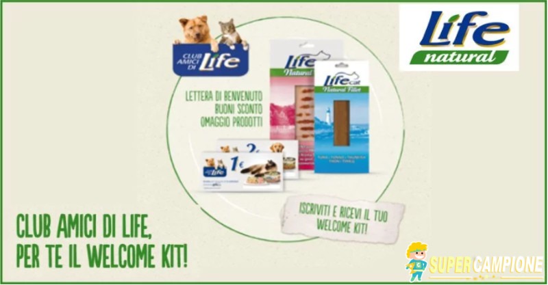 Omaggio per il tuo amico a 4 zampe: Welcome Kit Life