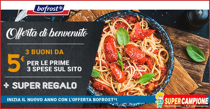 Vinci voucher per un'esperienza a scelta e buoni Bofrost