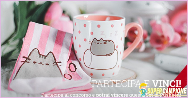 Vinci gratis un set tazza e calzini di Pusheen Vinci gratis un set tazza e calzini di Pusheen