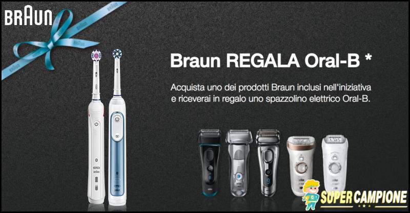 Ricevi gratis uno spazzolino elettrico Oral B Ricevi gratis uno spazzolino elettrico Oral B