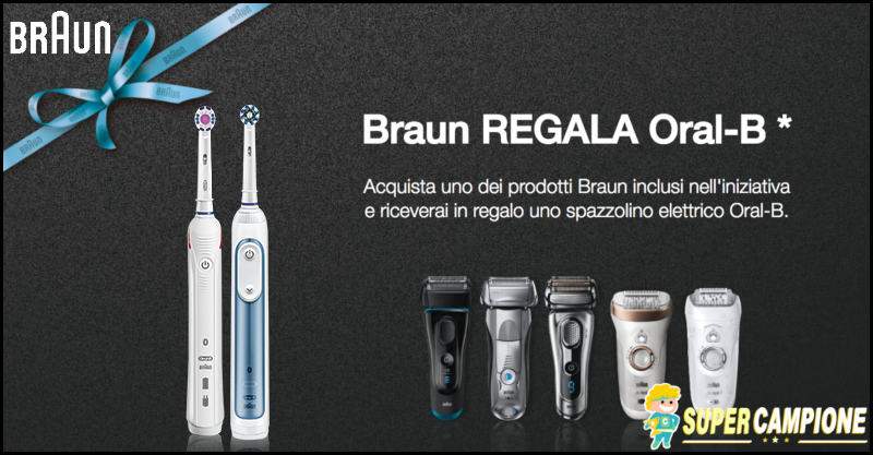 Ricevi gratis uno spazzolino elettrico Oral B