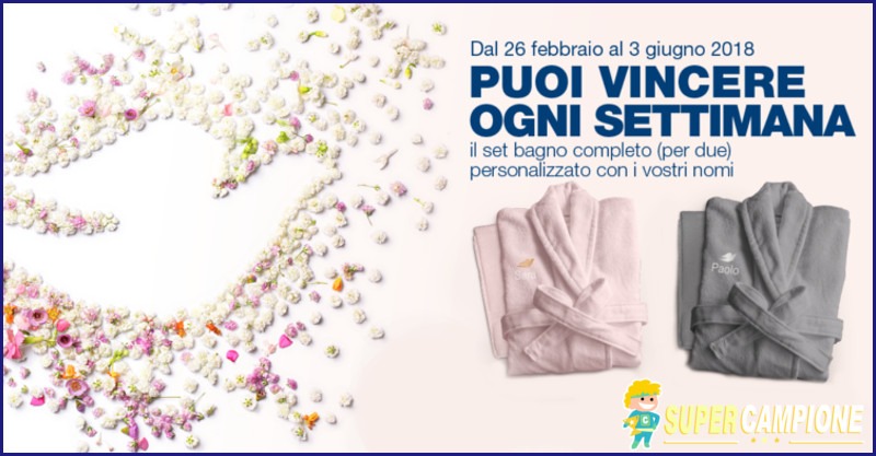 Vinci subito due accappatoi con Dove Vinci subito due accappatoi con Dove