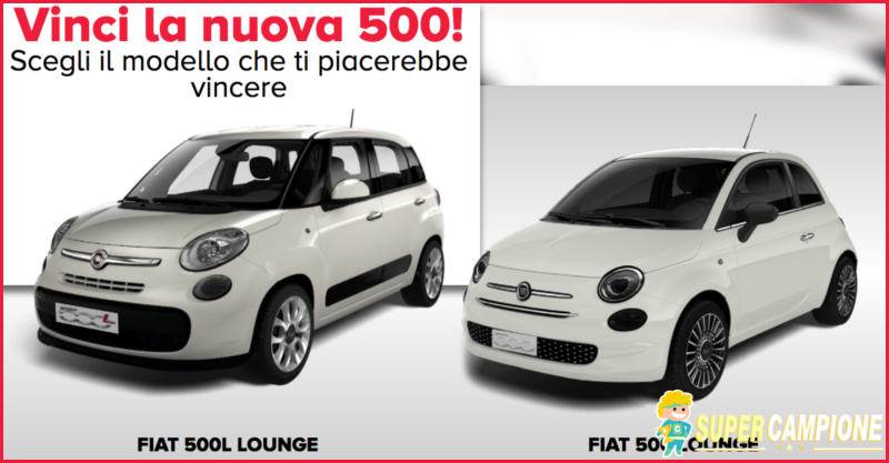 Vinci gratis una Fiat 500