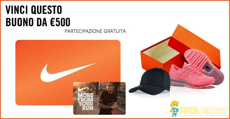 Vinci un buono Nike da 500€