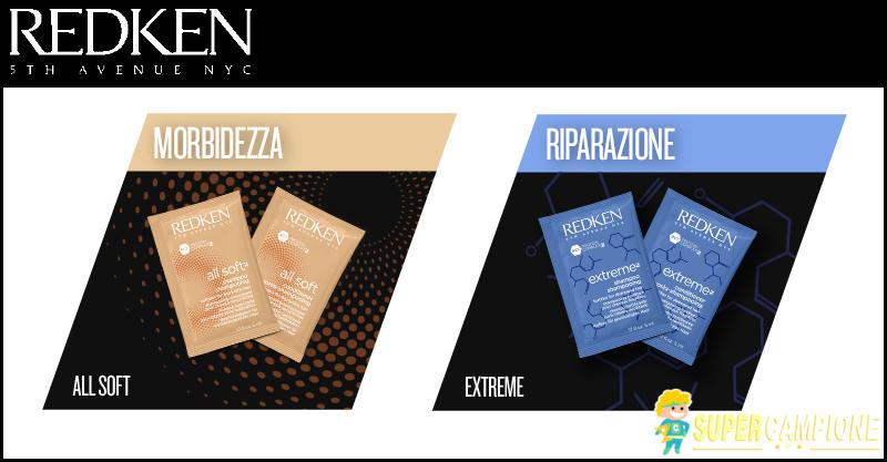 Campioni omaggio shampoo e balsamo Redken