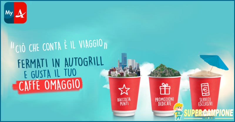 Caffè omaggio con My Autogrill