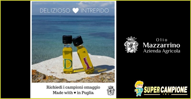 Campioni omaggio olio d'oliva Campioni omaggio olio d'oliva