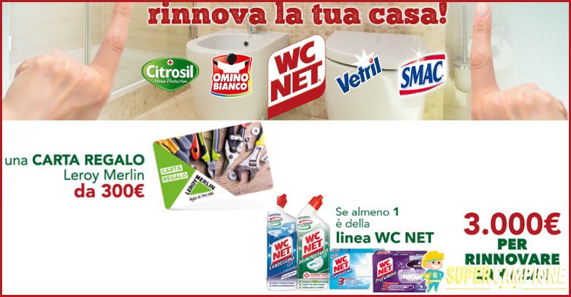 Vinci buoni Leroy Merlin e 3000€ per rinnovare casa Vinci buoni Leroy Merlin e 3000€ per rinnovare casa