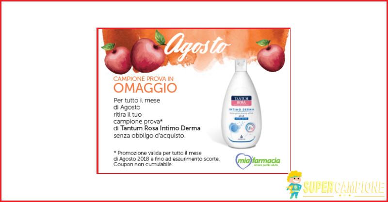 Campioni omaggio Intimo Derma Tantum Rosa