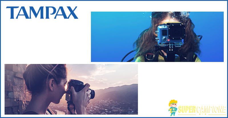 Vinci GoPro o fotocamera Nikon con Tampax Vinci GoPro o fotocamera Nikon con Tampax
