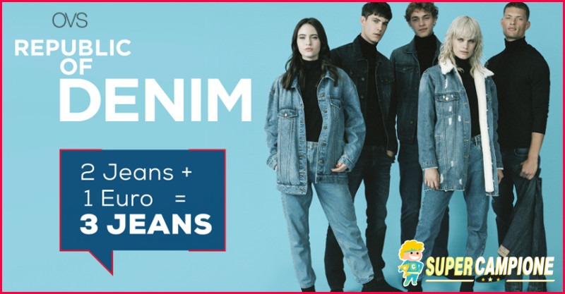 Acquista 3 jeans 1 lo paghi 1€ Acquista 3 jeans 1 lo paghi 1€