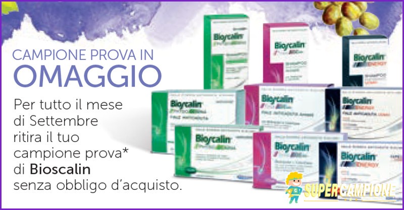 Campioni omaggio di Bioscalin Campioni omaggio di Bioscalin