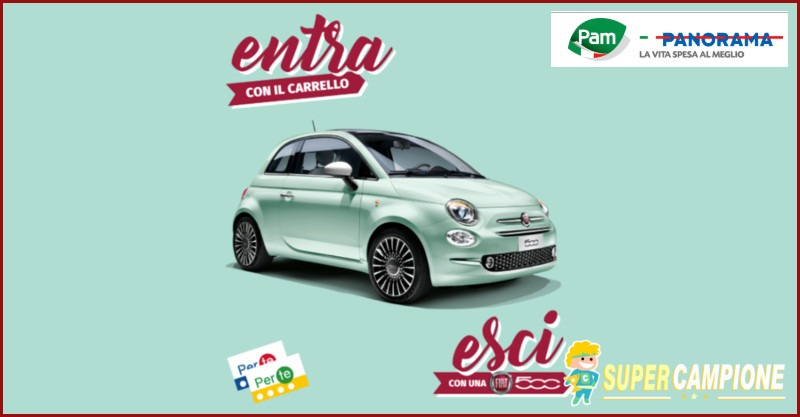 Vinci gratis una Fiat 500