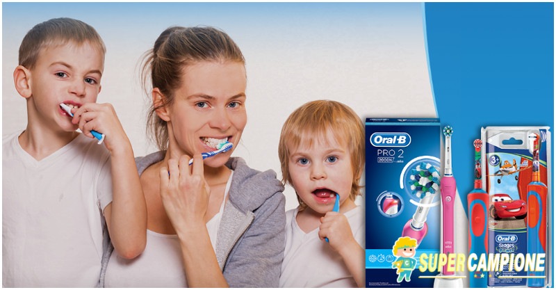 Vinci una coppia di spazzolini elettrici Oral-B