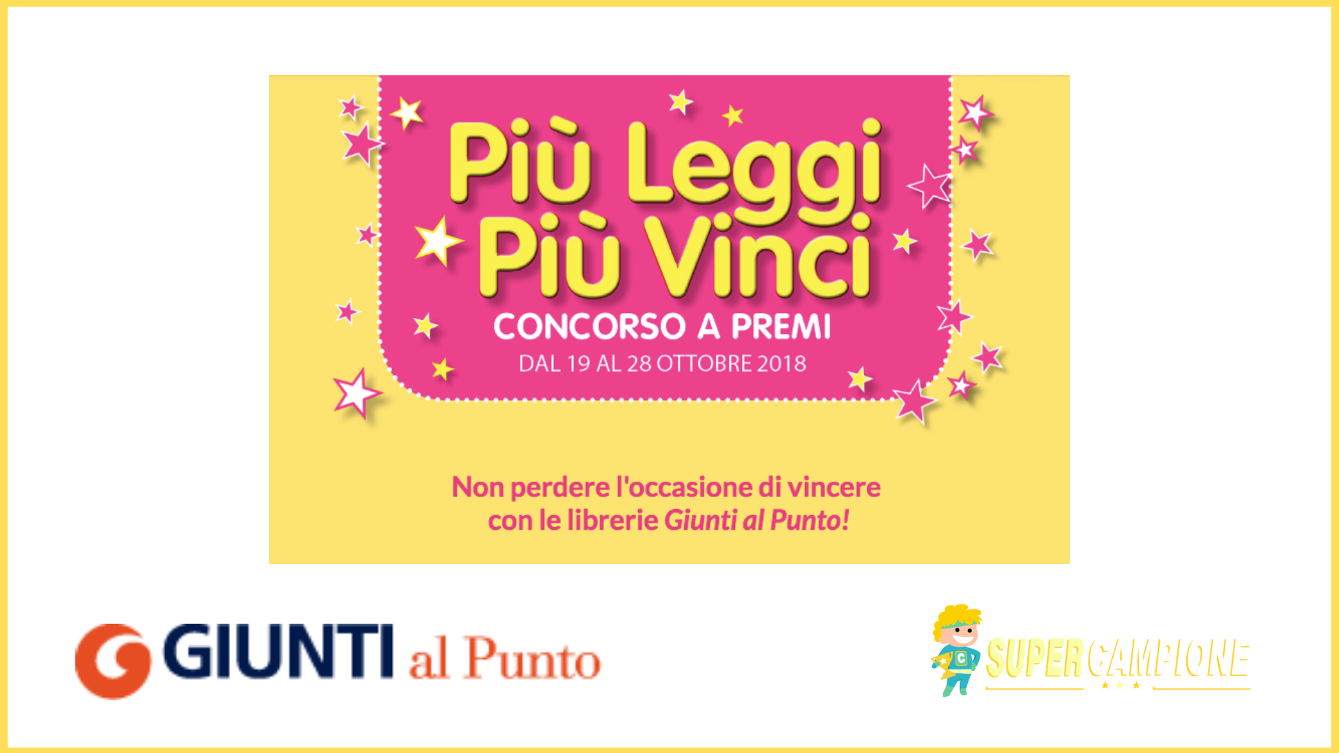 Vinci fino a 300 € con Giunti al Punto Vinci fino a 300 € con Giunti al Punto