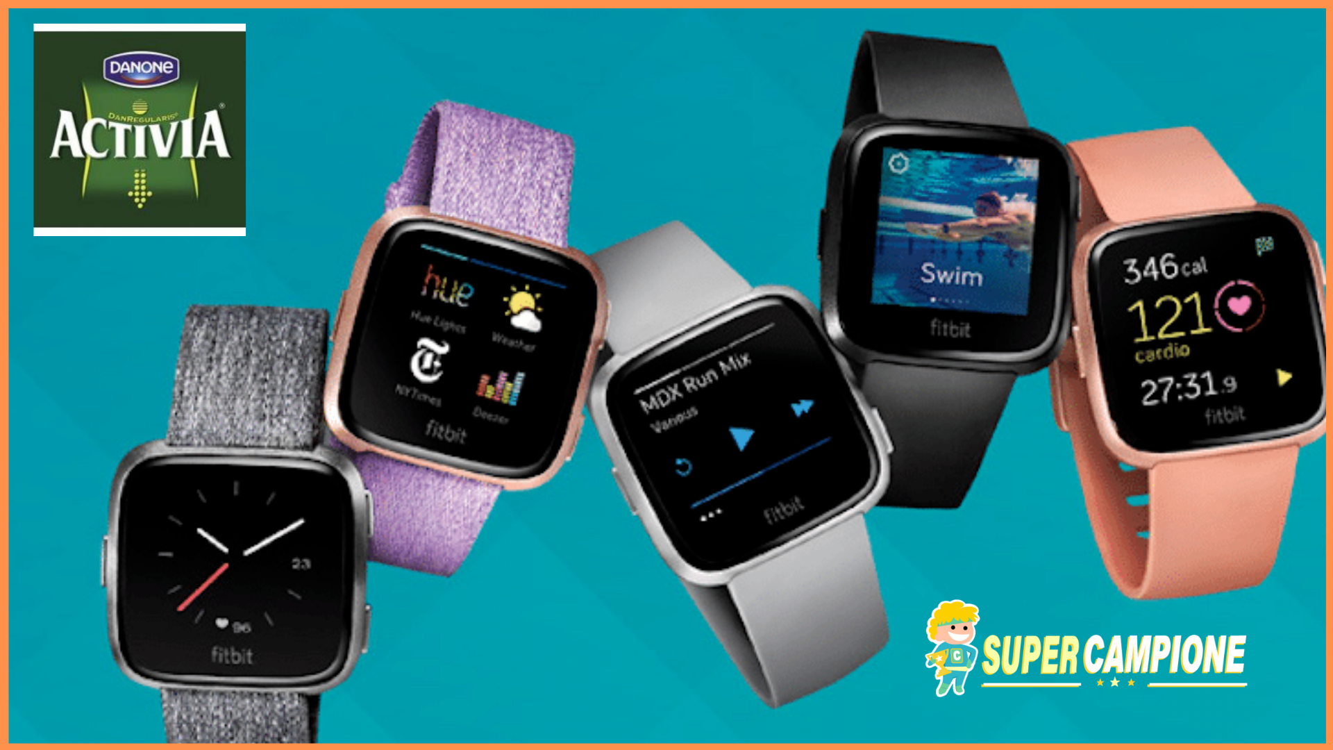 Vinci gratis 2 Smartwatch Fitbit Versa al giorno