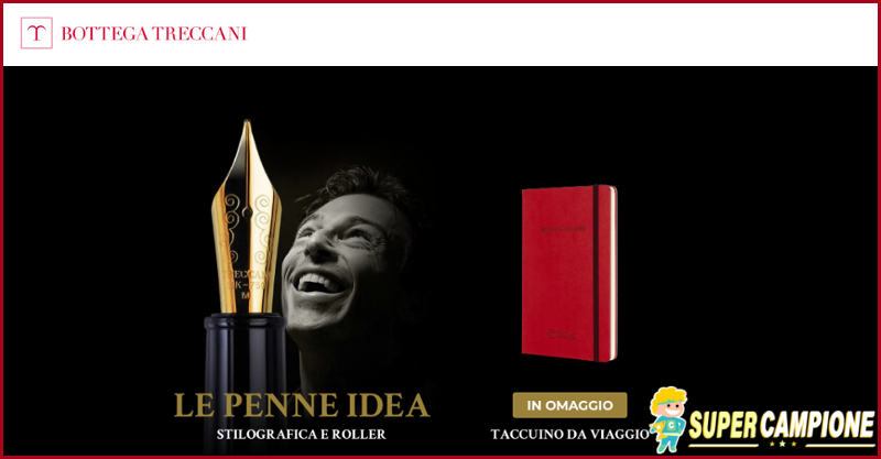 Supercampione - Treccani: ricevi in omaggio un taccuino da viaggio