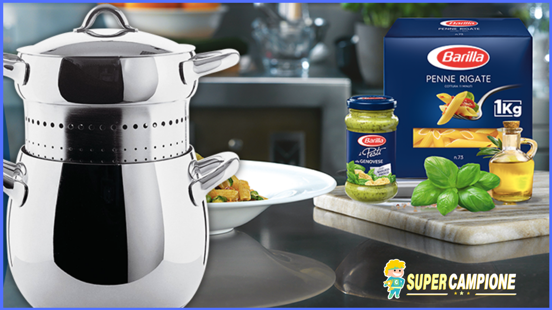 Vinci un set pasta Alessi con Barilla